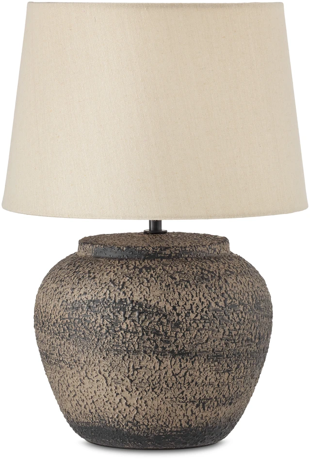 Erina - Bordslampa H42,5 Ø30 cm - Brun