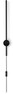 Line - Vägglampa, H62 Ø7 cm - Svart