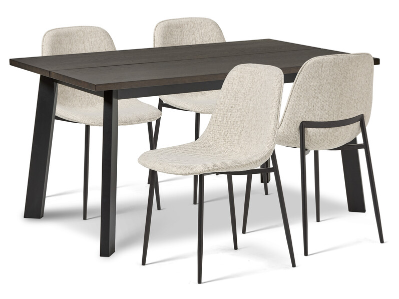 Nomad - Matgrupp med 4 stolar Melic - Beige