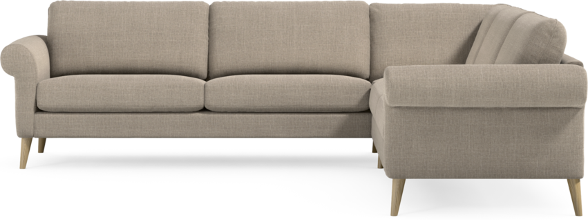 Bridge - Hörnsoffa, 3+3-sits - Beige