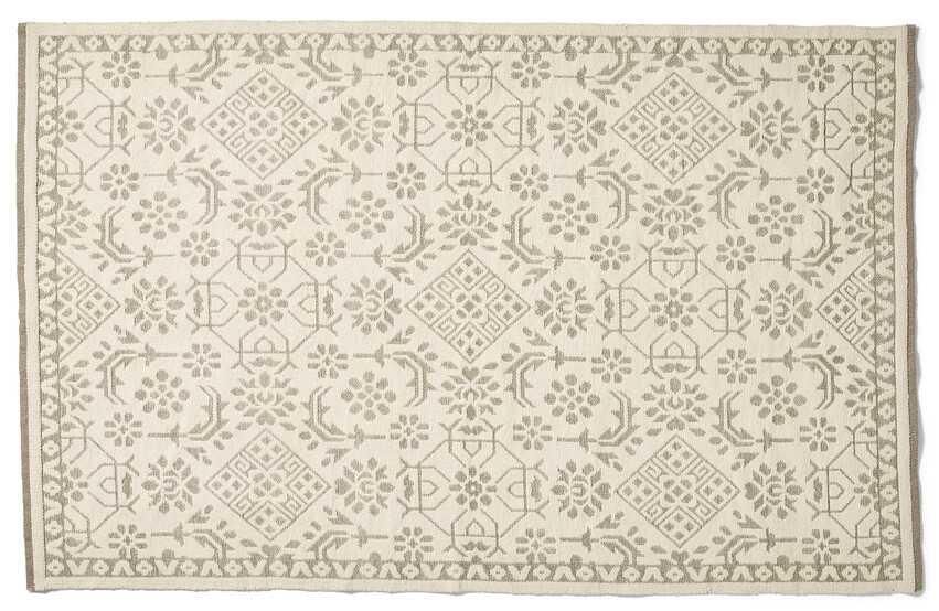 Vendela - Vävd matta  - Beige