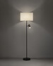 Elias - Golvlampa H150 Ø40 cm - Svart