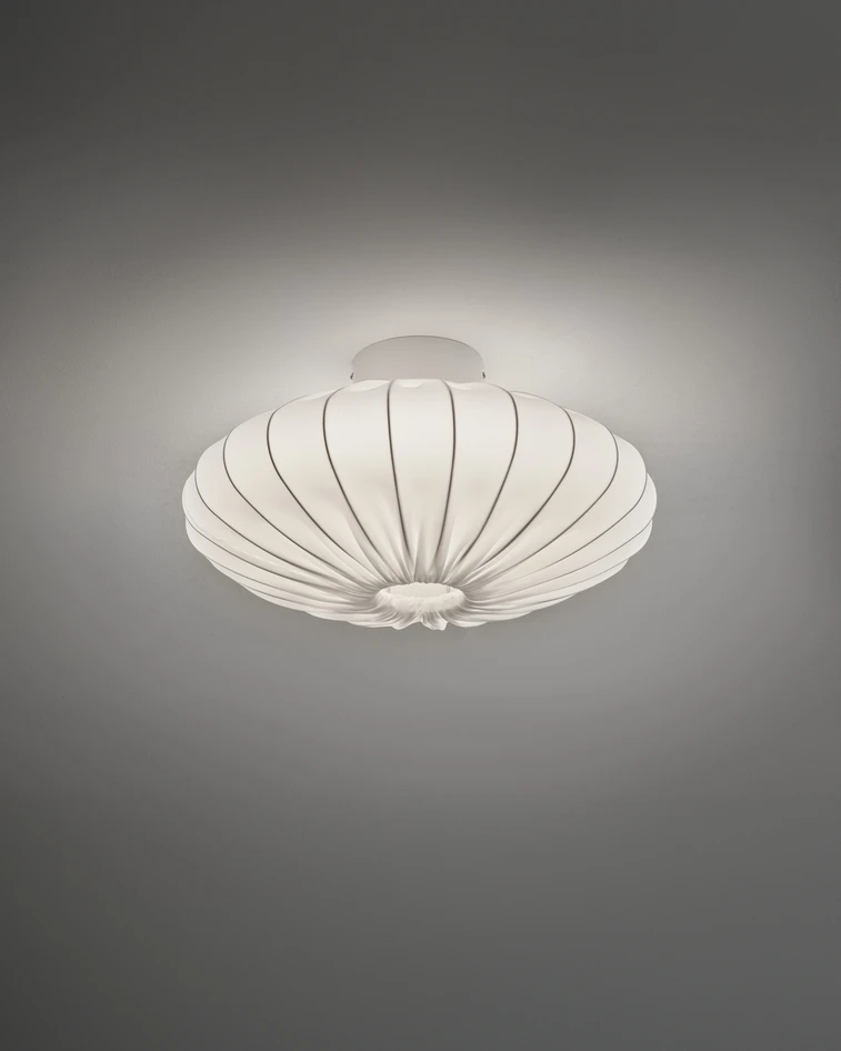 Meira - Taklampa H27,5  Ø50 cm - Vit