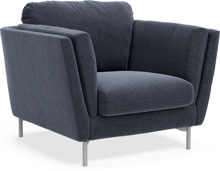 Madison Lux - Fåtölj, 70 cm - Blå