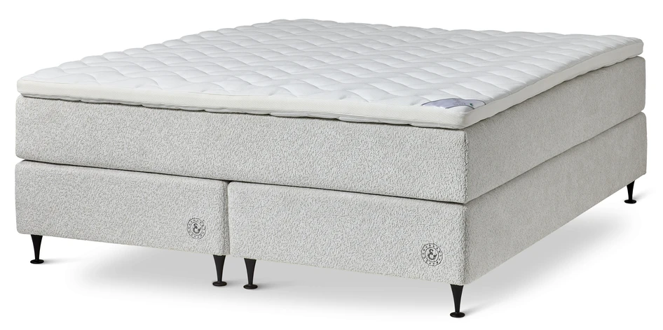 Särö Comfort - Kontinentalsäng, dubbelsäng med bäddmadrass Särö Comfort - Beige