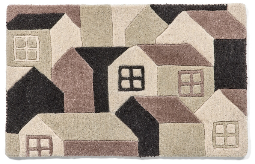 House - Dörrmatta i ull, B50 L80 cm - Flerfärgad