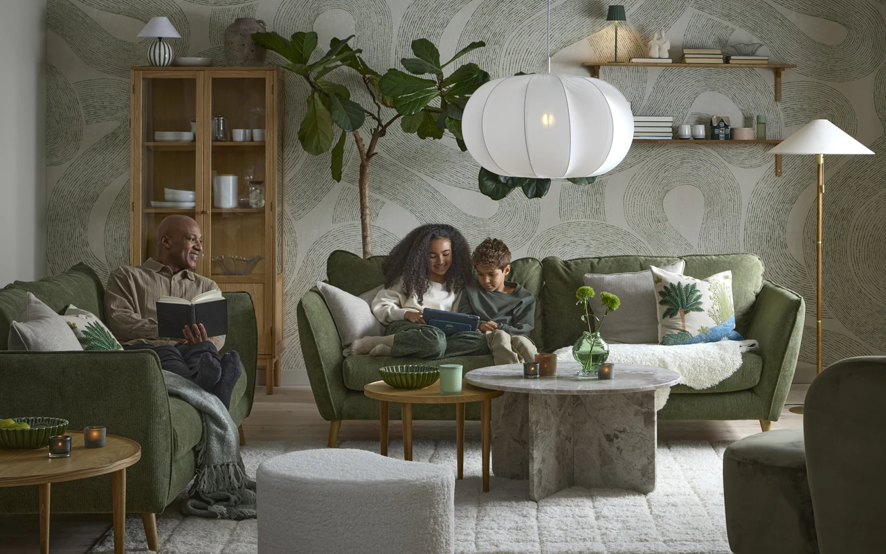 Siv - Golvlampa, H150 Ø55 cm - inspiration