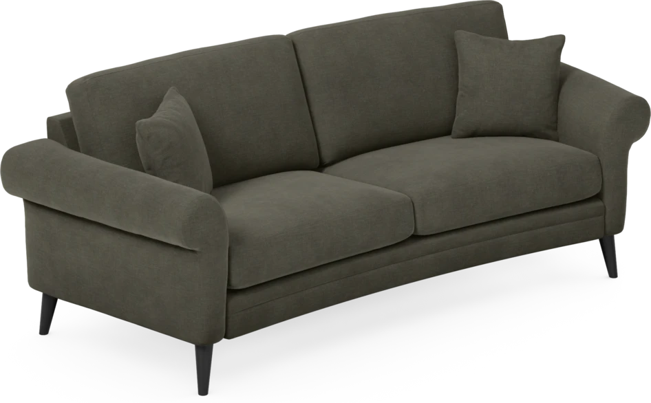Eden - 2,5-sits soffa svängd - Grå