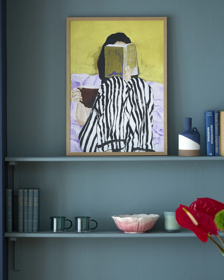 Reading - Tavla, 50x70 cm - inspiration
