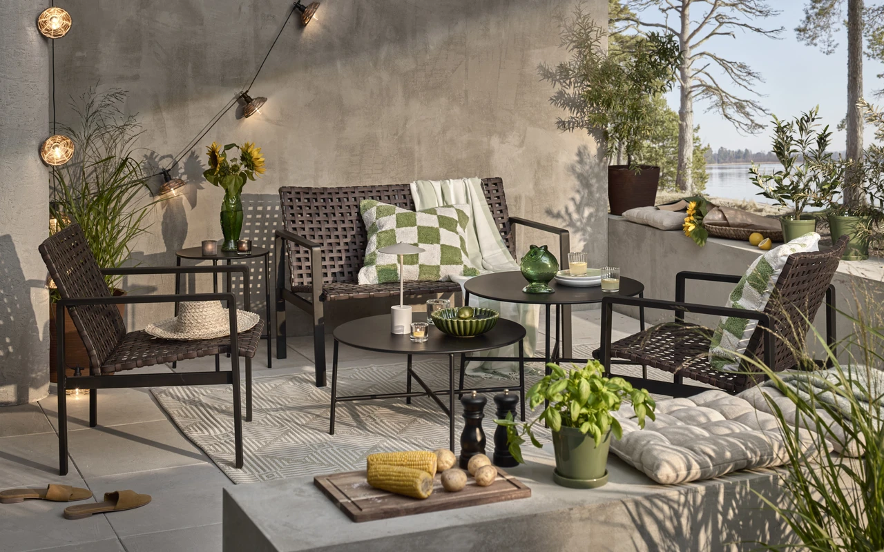 Värmdö - Vattenavvisande stolsdyna, 45x45 cm - inspiration