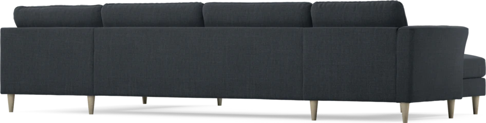 Bridge - 3-sits soffa med schäslong vänster och divan höger - Blå