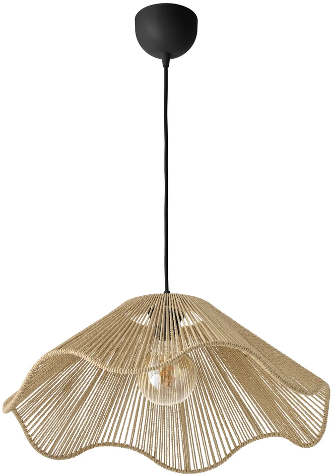 Minna - Taklampskärm H20 Ø50 cm - Beige