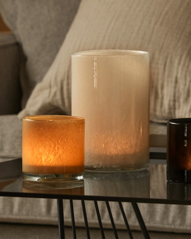 Donya, Ljuslykta, H 19 Ø 13 cm