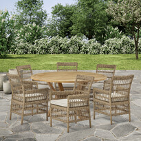 Solhaga/Marbella - Utegrupp med bord och 6 karmstolar - inspiration