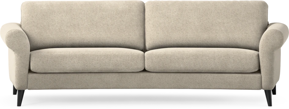 Bridge - 3-sits soffa svängd - Beige