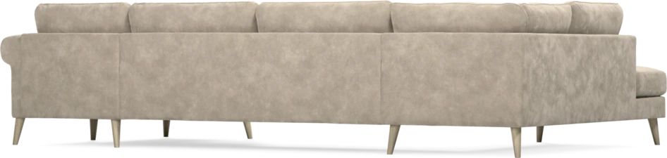 Bridge - 3-sits soffa med divan vänster och schäslong höger - Beige