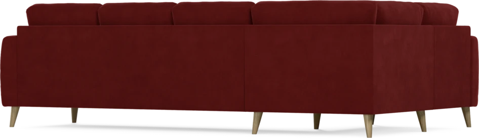 Eden - Hörnsoffa, 1+3-sits - Röd