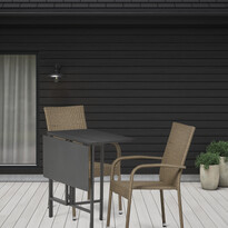 Caddy/Village - Utegrupp med bord och 2 karmstolar - inspiration