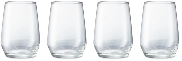 Tavira, Glas, H 12 Ø 8,5 cm, 45 cl, 4-pack