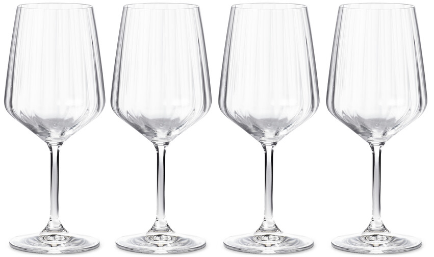 Lifestyle - Rödvinsglas, H 22,5 Ø 9,6 cm, 63 cl, 4-pack - Vit