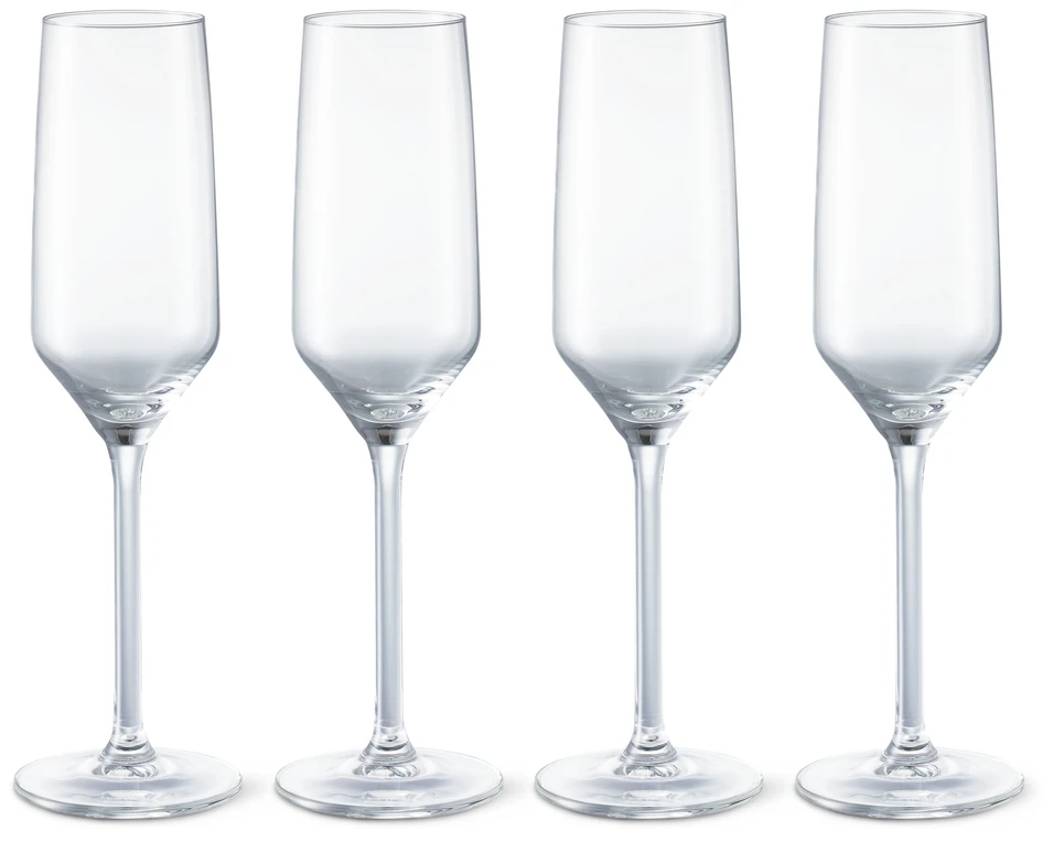 Tavira - Champagneglas 4-pack, H 23 Ø 7 cm, 21 cl - Vit