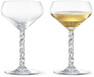 Carat - Champagneglas Coupe, H 16,3 Ø 9,7 cm, 25 cl, 2-pack - Vit