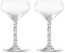 Carat - Champagneglas Coupe, H 16,3 Ø 9,7 cm, 25 cl, 2-pack - Vit