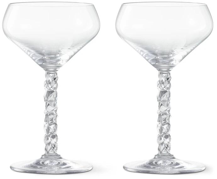Carat, Champagneglas Coupe, H 16,3 Ø 9,7 cm, 25 cl, 2-pack