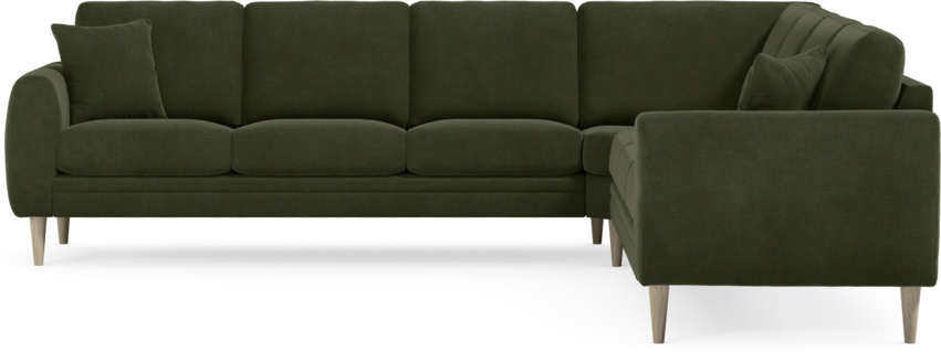 Eden - Hörnsoffa, 3+3-sits - Grön
