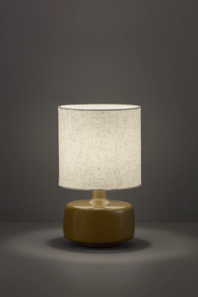 Britta - Bordslampa, H27 Ø16 cm - Gul