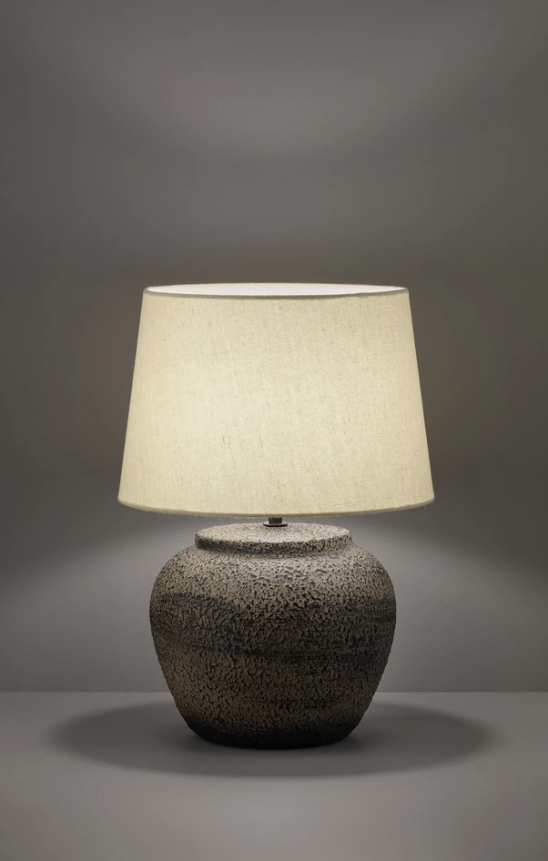 Erina - Bordslampa H42,5 Ø30 cm - Brun