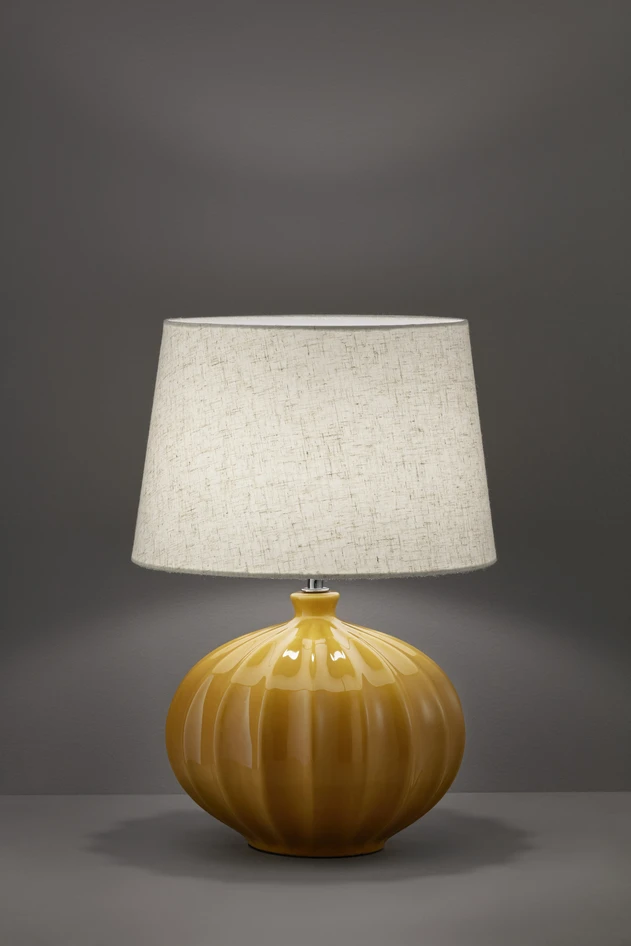 Pumpkin - Bordslampa, H42 Ø30 cm - Gul