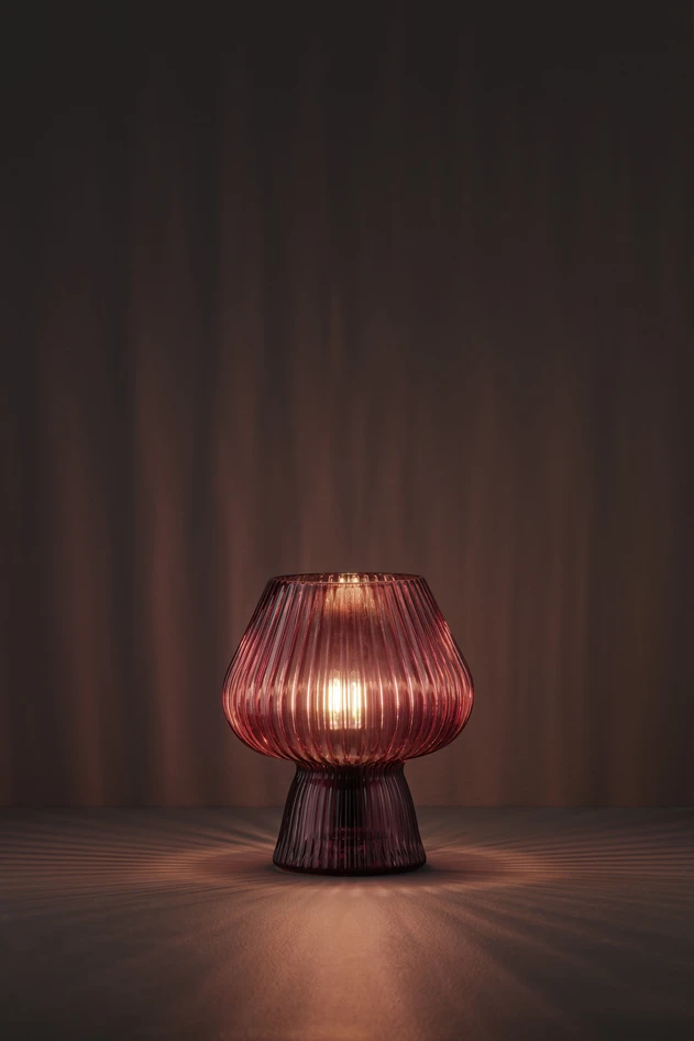Bobbo - Bordslampa H18 Ø15.5 - Röd