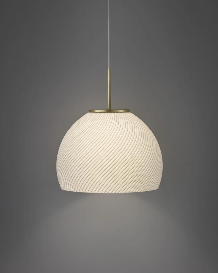 Sienna - Taklampa H44 Ø38,5 cm - Vit