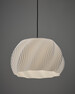 Adele - Taklampa, H24 Ø40 cm - Vit