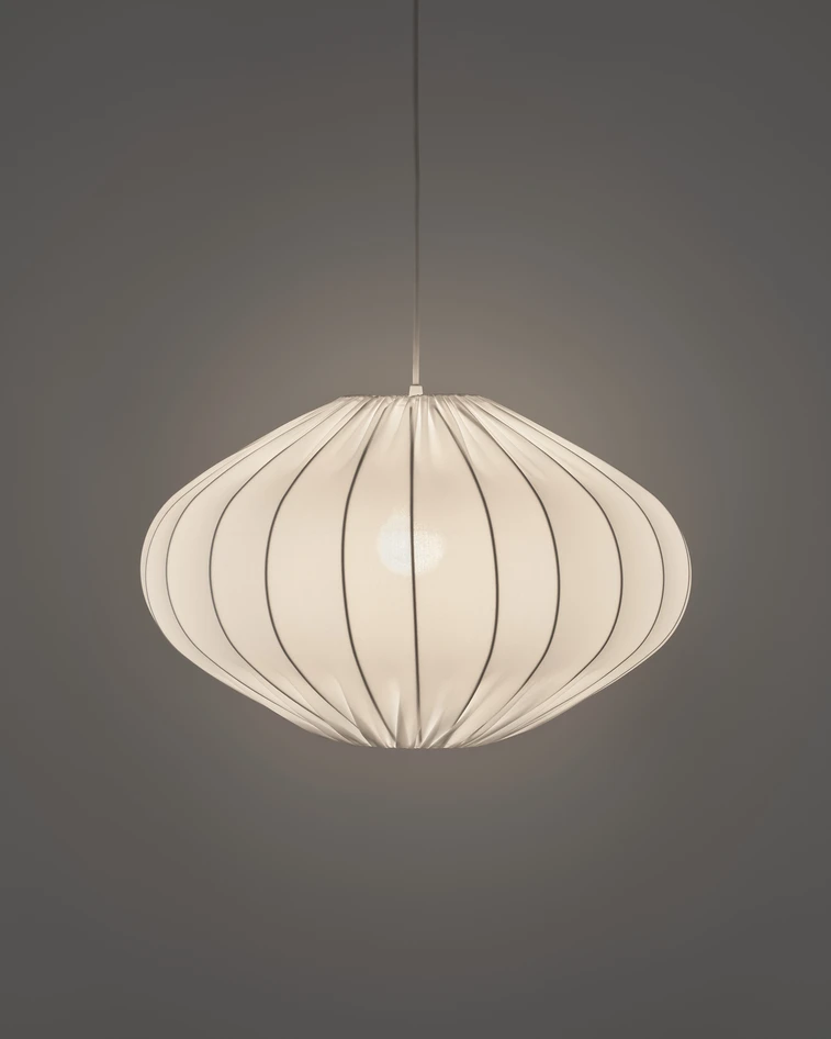 Meira - Taklampa H32 Ø50 cm - Vit