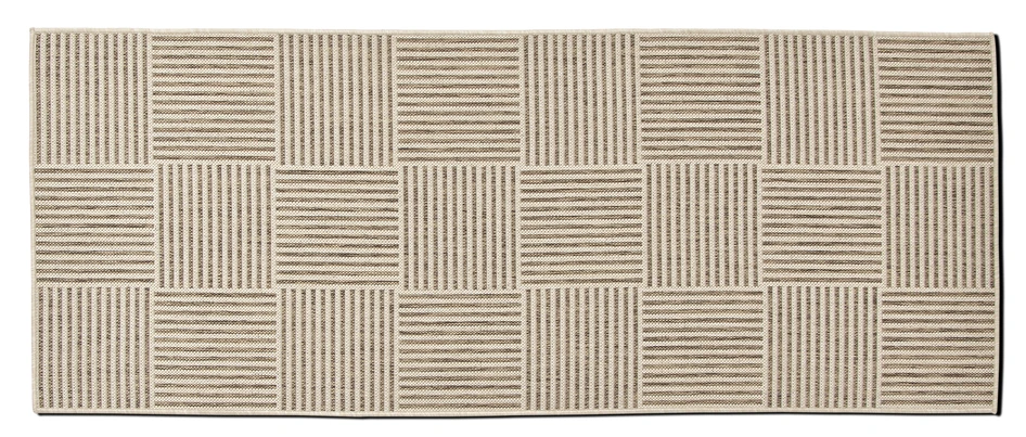 Eketorp - Flatvävd matta, inom-/utomhus 80x200 cm - Brun