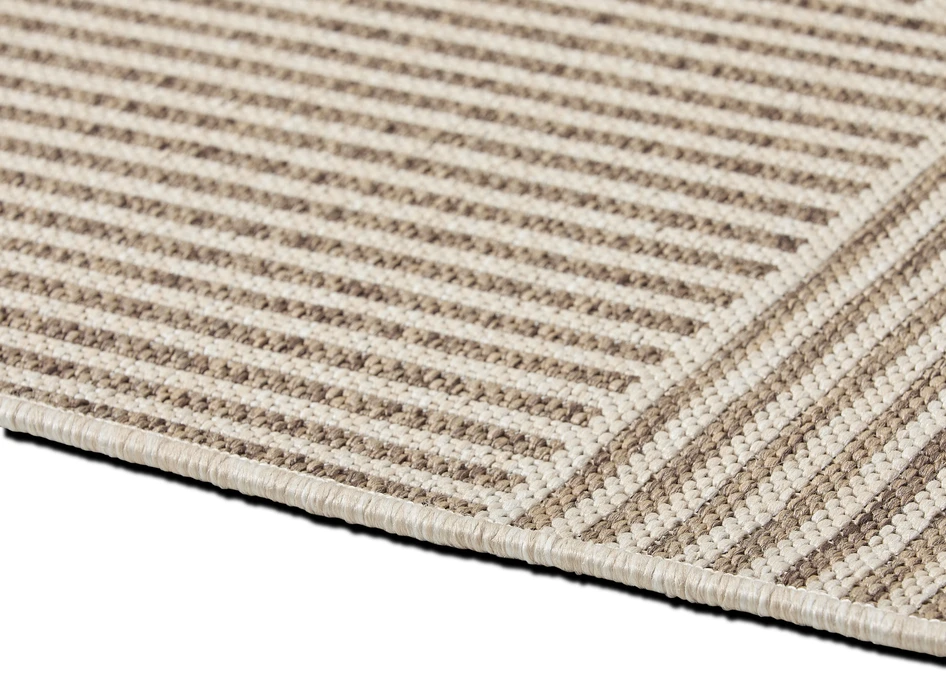 Eketorp - Flatvävd matta, inom-/utomhus 80x200 cm - Brun