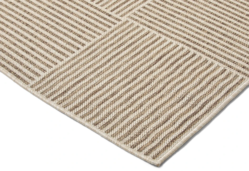 Eketorp - Flatvävd matta, inom-/utomhus 80x200 cm - Brun