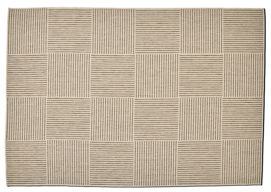 Eketorp - Flatvävd matta, inom-/utomhus 160x230 cm - Brun