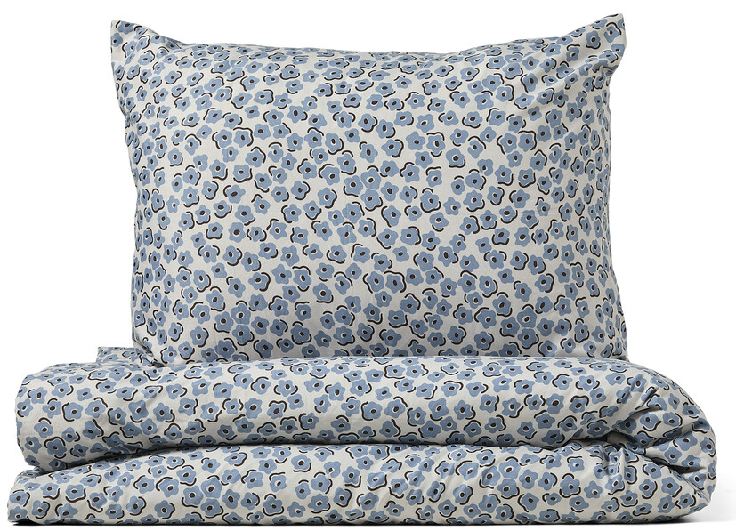 Lea - Påslakanset i microfiber - Blå