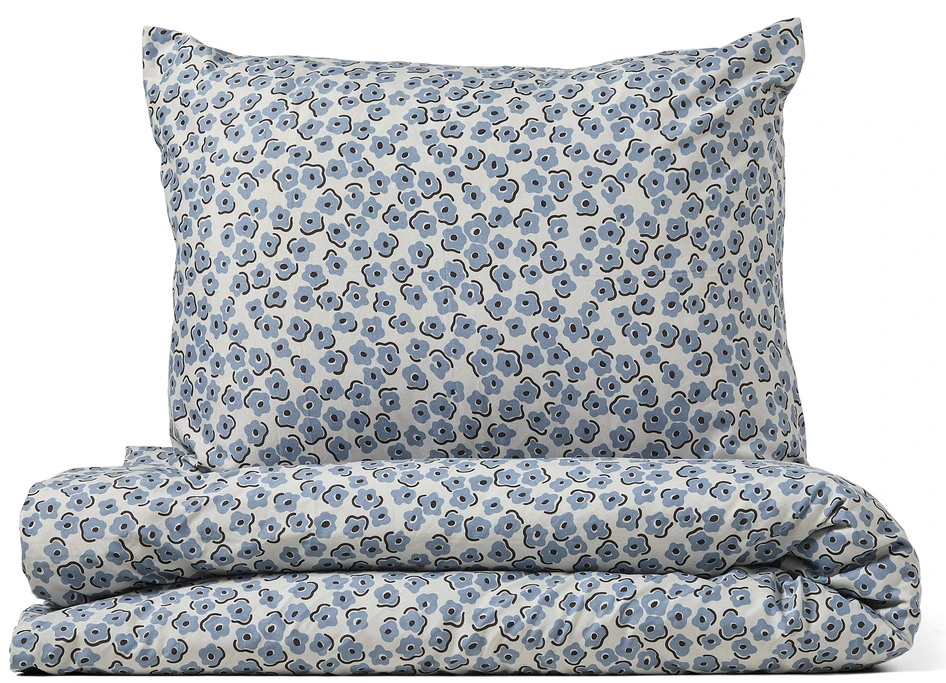 Lea - Påslakanset i microfiber - Blå
