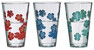 Flowers - Glas, H 12,5 Ø 7,9 cm - Flerfärgad