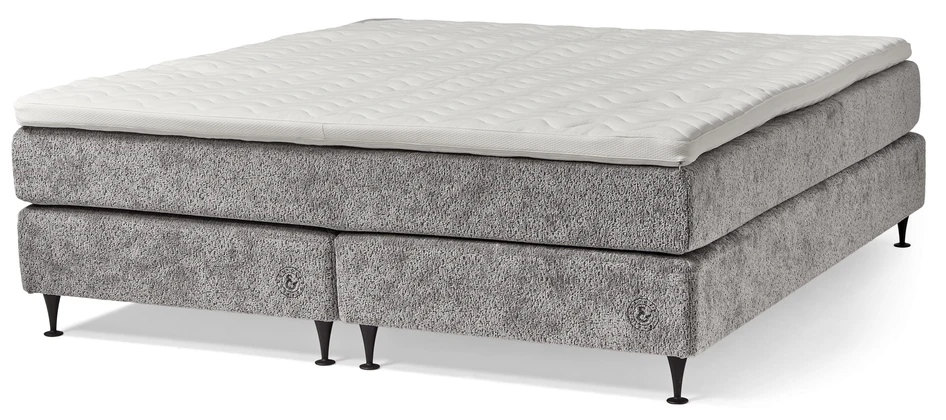 Särö Comfort - Kontinentalsäng, dubbelsäng med bäddmadrass Särö Comfort - Grå