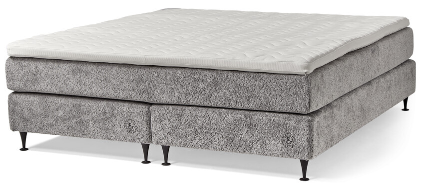 Särö Comfort - Kontinentalsäng, dubbelsäng med bäddmadrass Särö Comfort - Grå