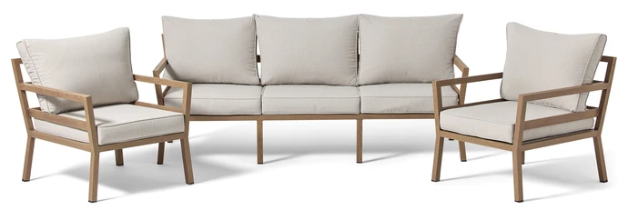 Maxime, Utegrupp med soffa och 2 fåtöljer