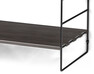 Wera - Vägghylla byggbar med 3 hyllplan, 60x30x69,4 cm - Svart