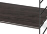 Wera - Vägghylla byggbar med 3 hyllplan, 60x30x69,4 cm - Svart