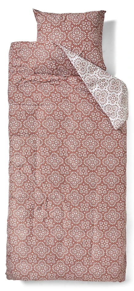 Yasmin - Påslakanset i microfiber - Orange