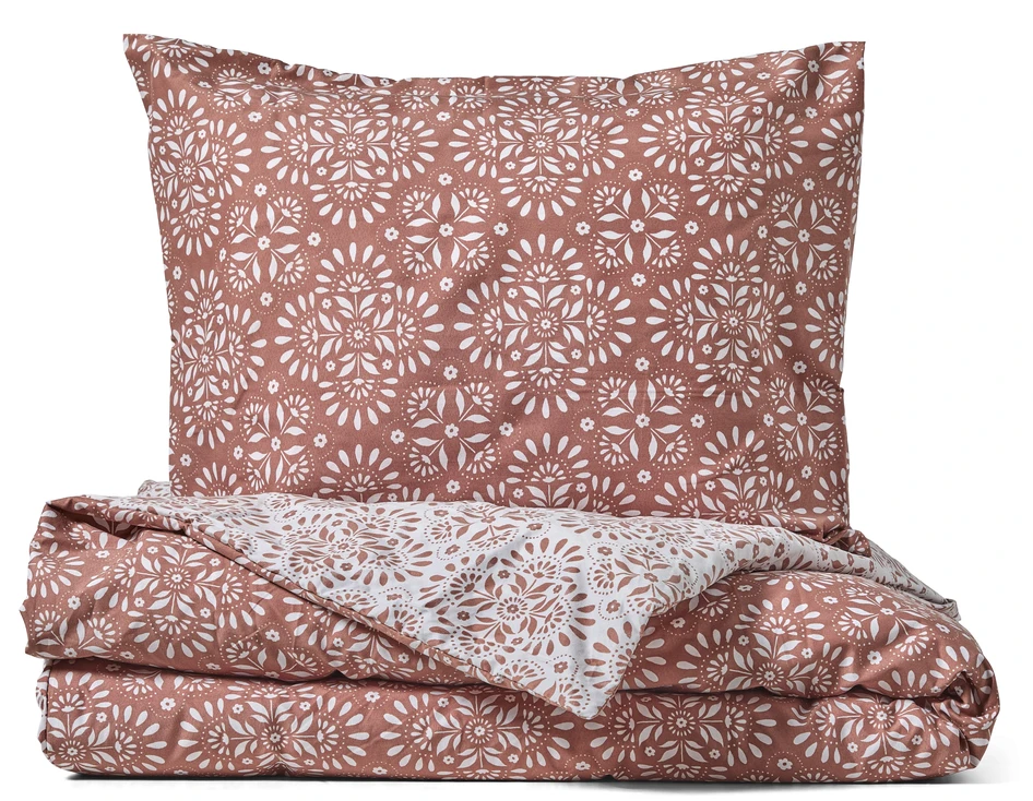 Yasmin - Påslakanset i microfiber - Orange